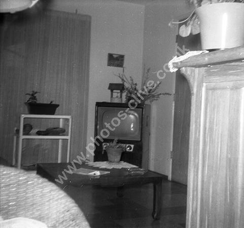Hotel room in 1950s