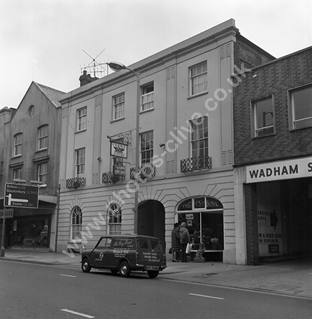 Phoenix Hotel, 52 East Street, Taunton, Somerset around 1973-4.