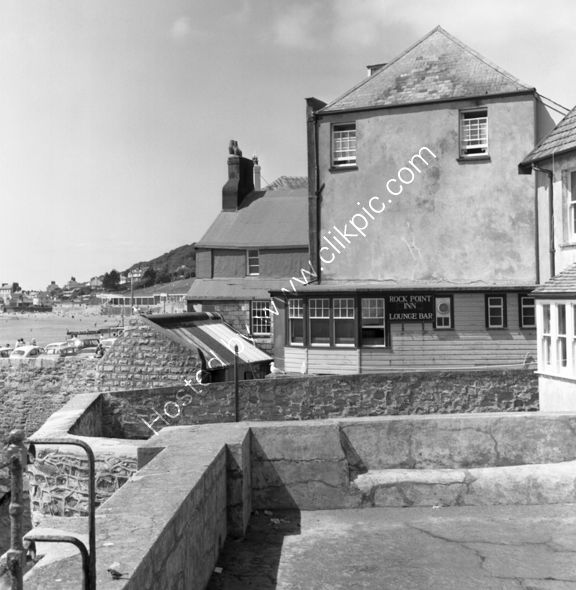 Rock Point Inn rear, Lyme Regis, Dorset in DT7 3QD in 1974