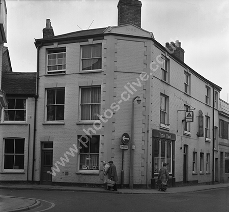 Turks Head Pub, James Street, Taunton, Somerset around 1973-4