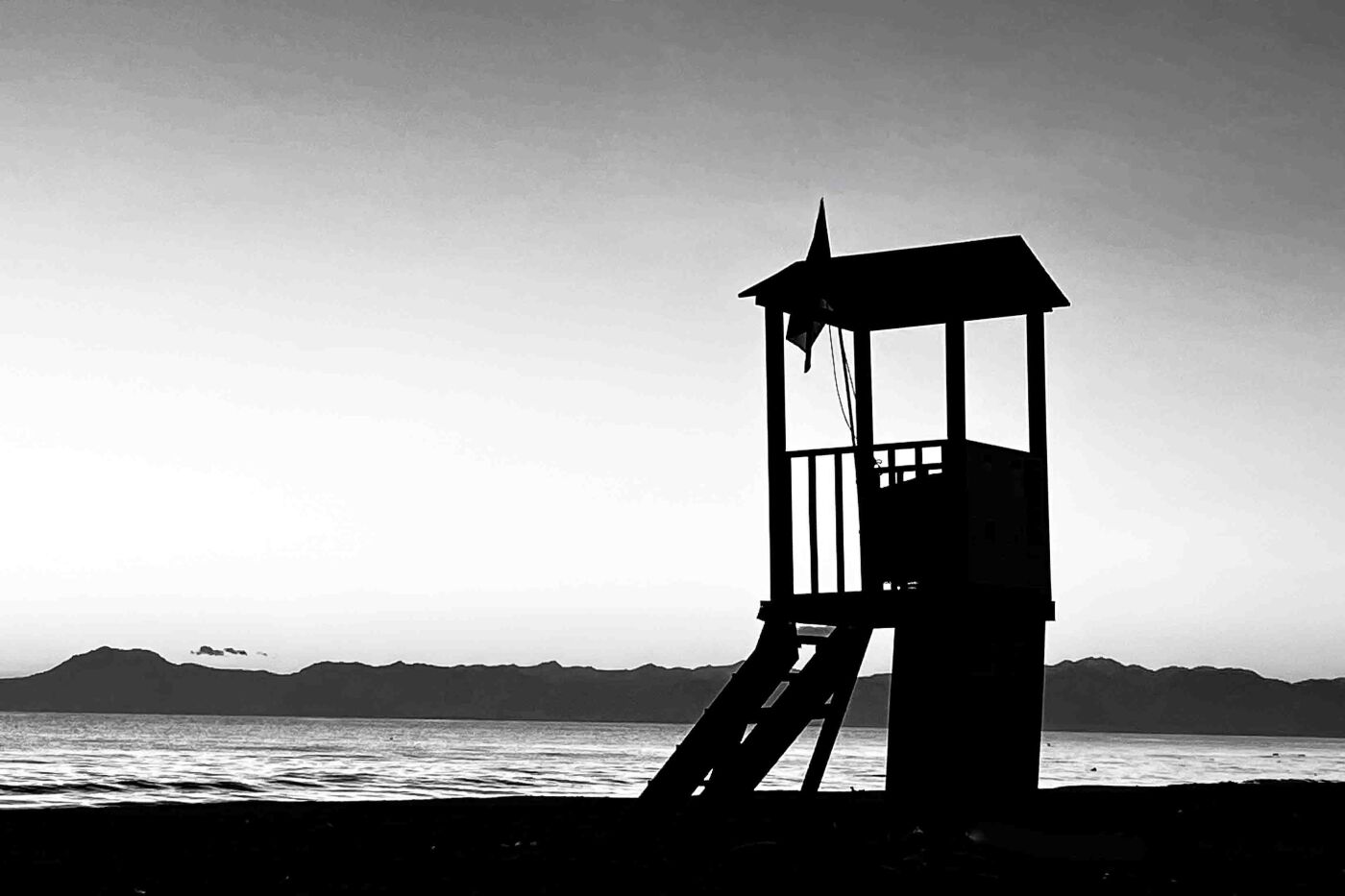 Gareth Lewis Watchtower at Side Beach, Turkey 1