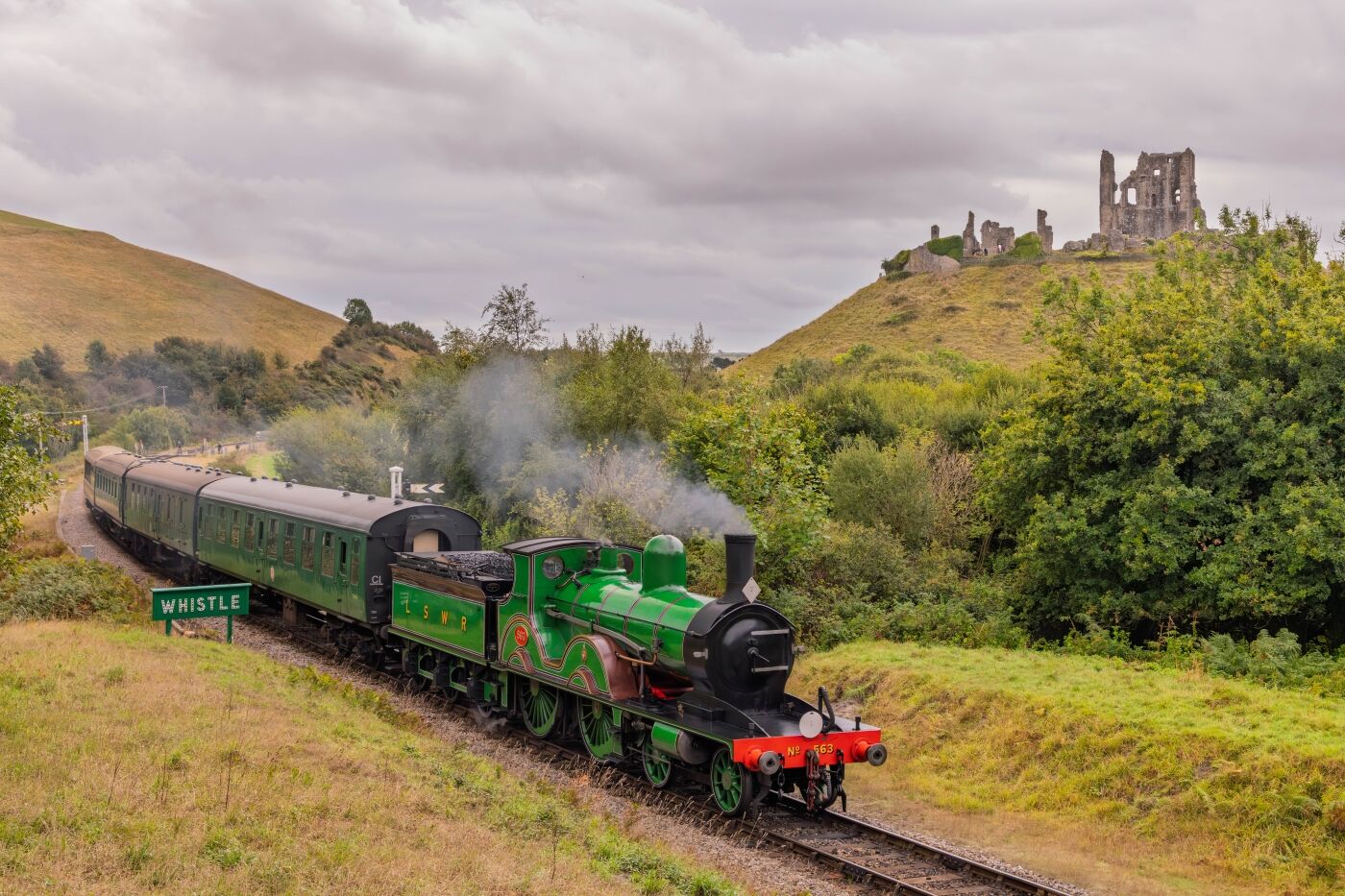 Jane Haycocks Steaming Through Purbeck 1