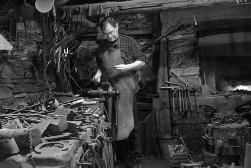 Blacksmith In Thought