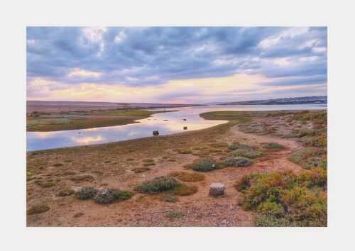 View to Chesil Beach.