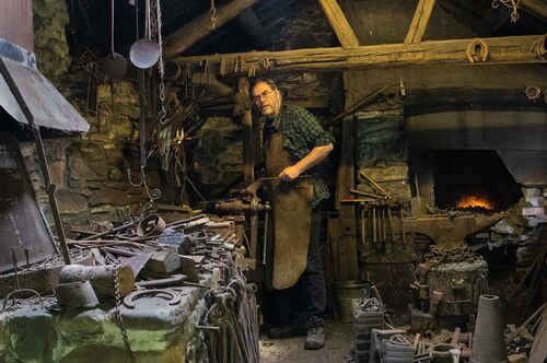 Roger Harvey Blacksmith At Work 1