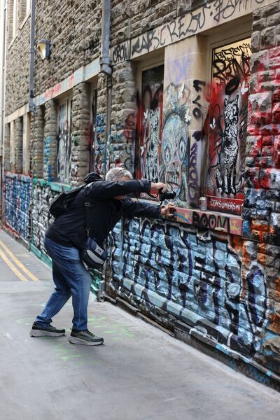 Sheila Kibble Getting the shot 1