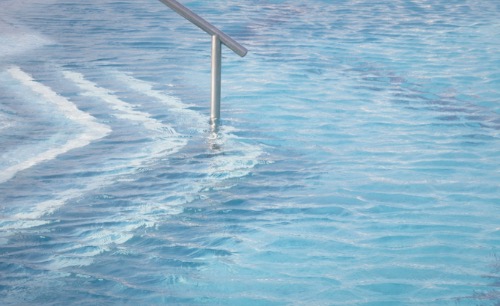 Steps to the Pool