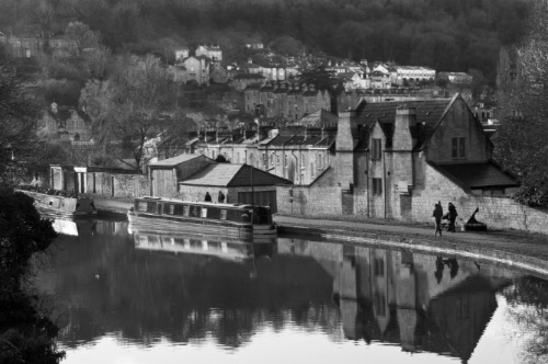Monochrome 3rd: Widcombe Bath by Roger Harvey