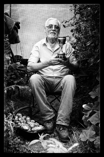 Monochrome 2nd: Brian's Prize Winning Spuds by Judith Haines