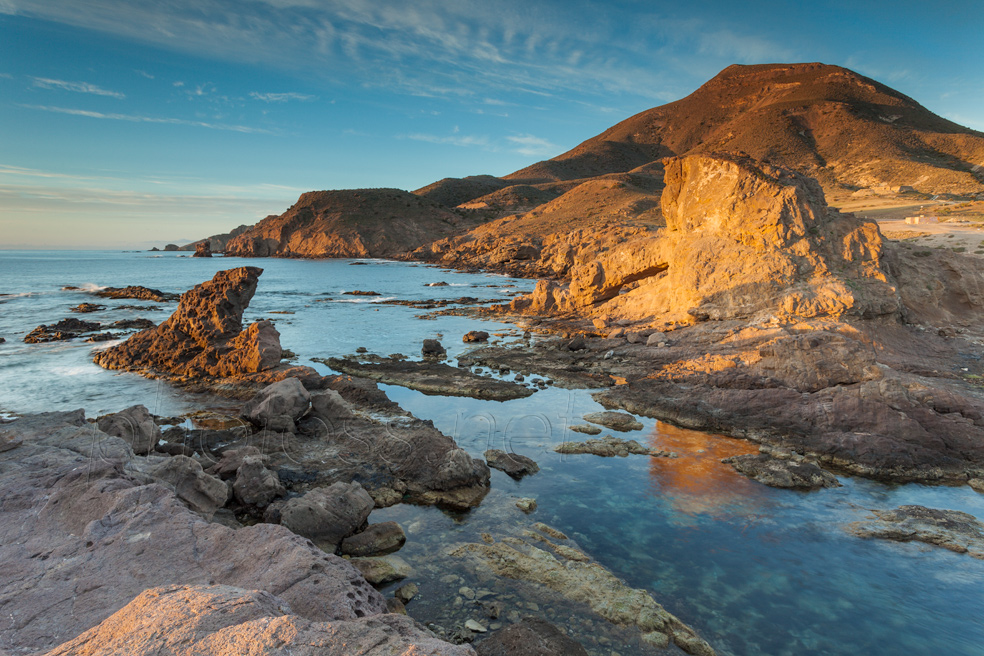 Morning at Playa del Arco in Cabo de Gata Natural Park