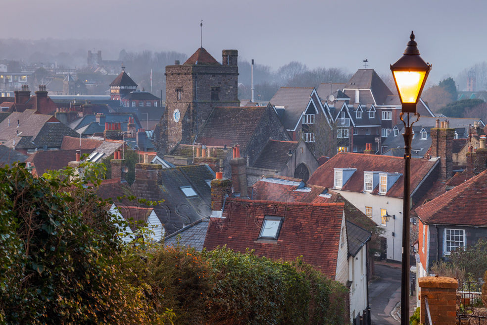 Winter evening in Lewes