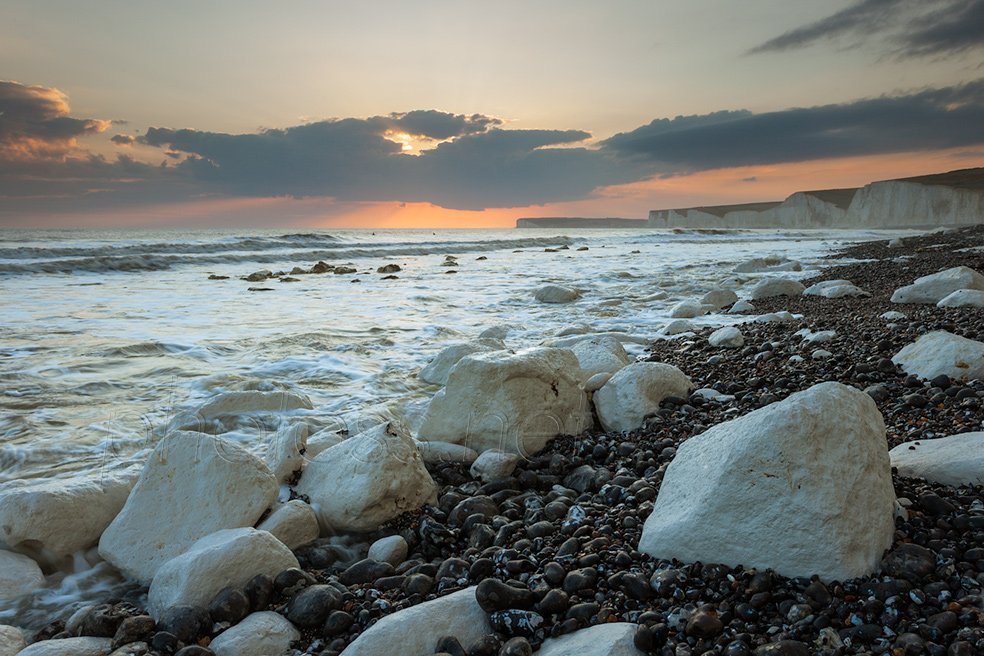 Spring evening at Birling Gap