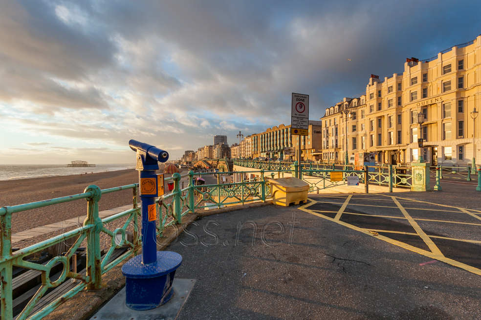 Late winter afternoon in Brighton
