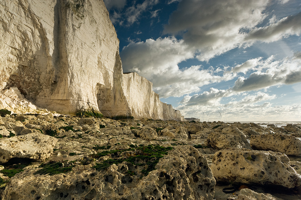 Low tide at Seven Sisters on the Sussex coast