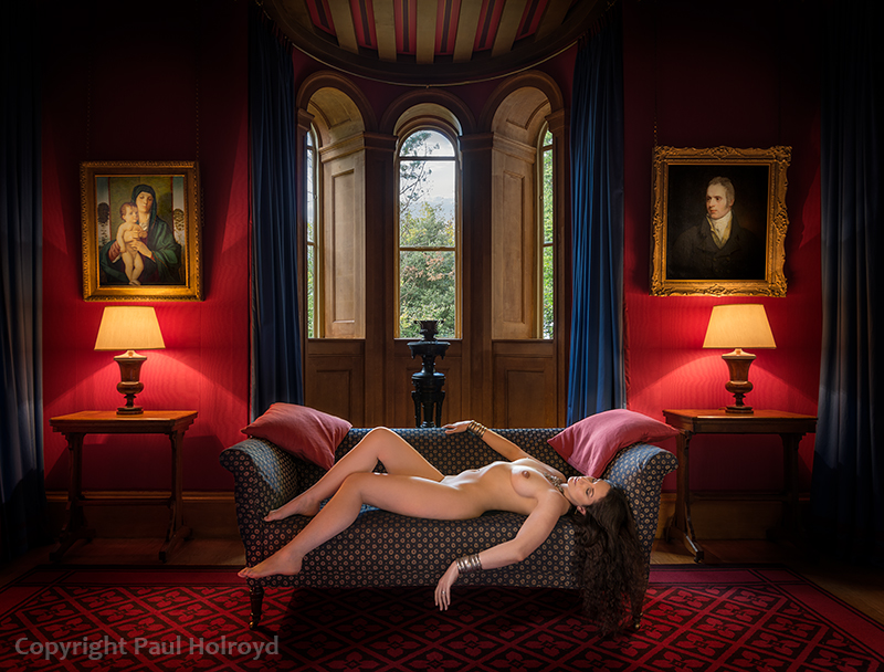 The Windows, the paintings and a Nude