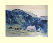 219 The Mountains of Wales. 30 x 22.8cm