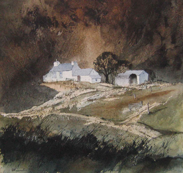 226 Welsh Hillside 27.5 x 26.5cm