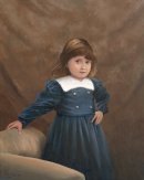 Girl in Blue Dress