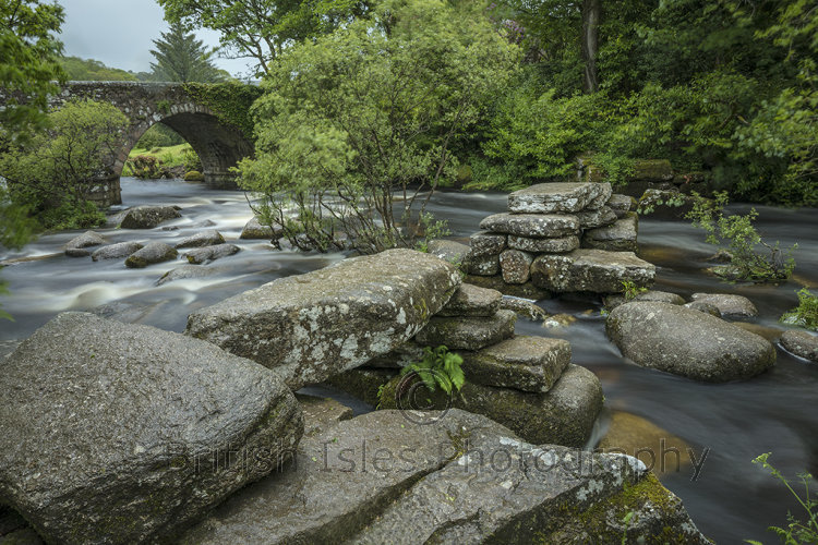 Ancient Clapper Bridge, Dartmeet