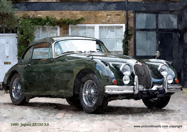 No 12. 1960 Jaguar XK 150.