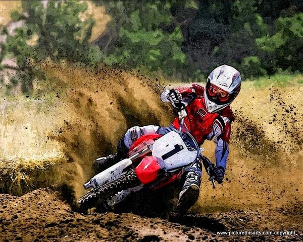 No 25. Scrambling through the dirt.