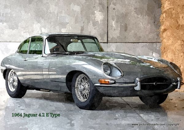 No 8. E Type Jaguar.