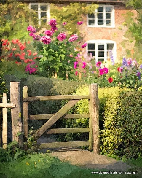 No 9. Wooden gateway.