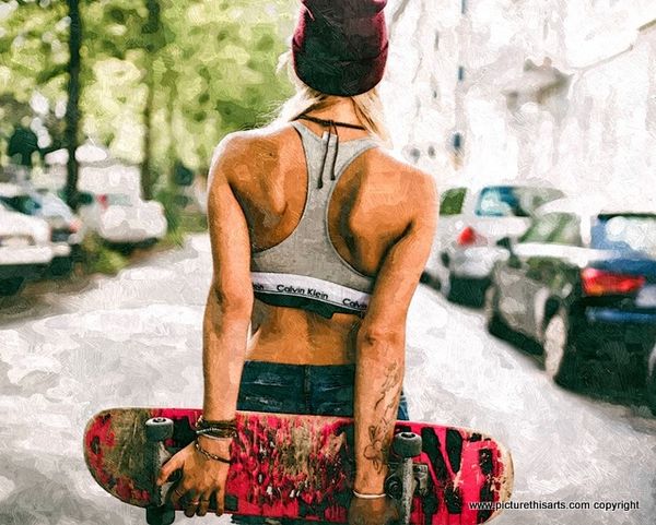 No 6. City skate boarder.