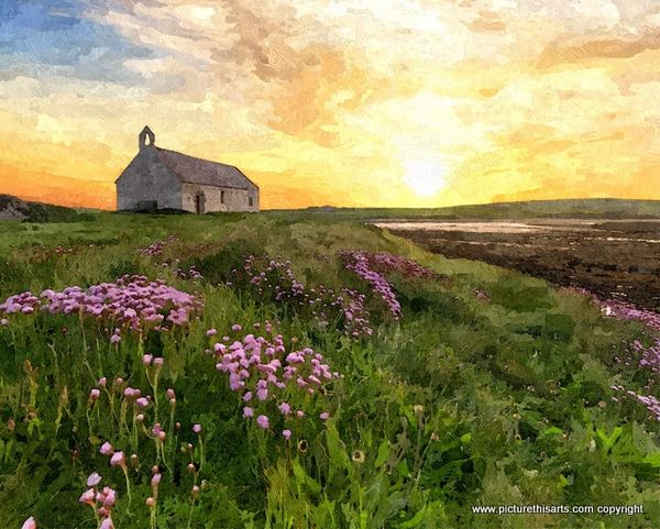 No 12. Sun rise over the little church.