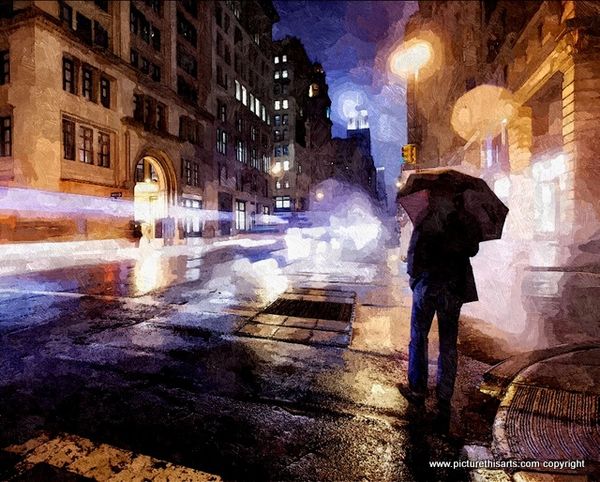 No 19. The Rainy Streets.