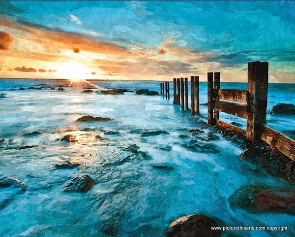 No 32. The turquoise sea.