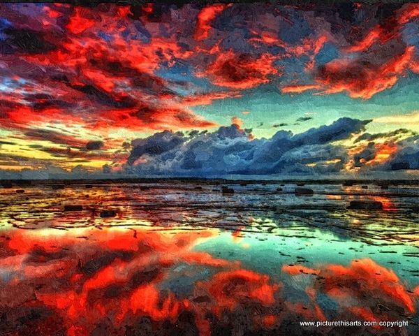 No 63. Flame sky.