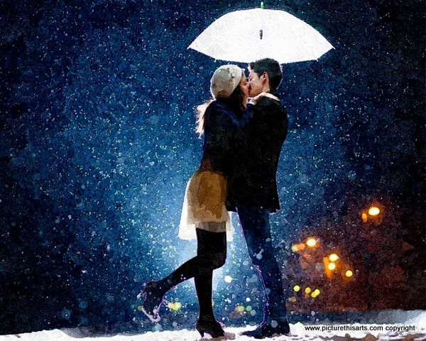 No 14. Christmas party kiss.