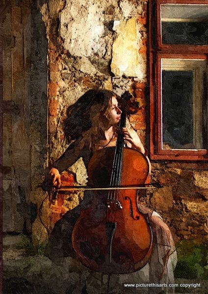 No 6.The girl and her cello.