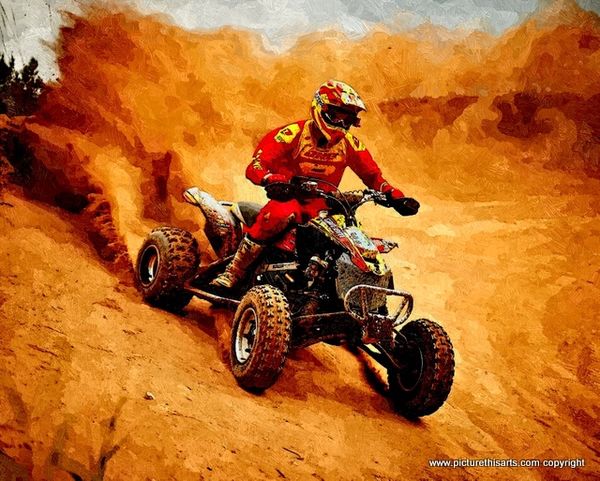 No 17. Racing on the dunes.