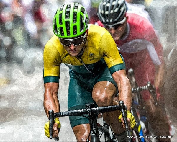 No 25. Pushing through the rain.