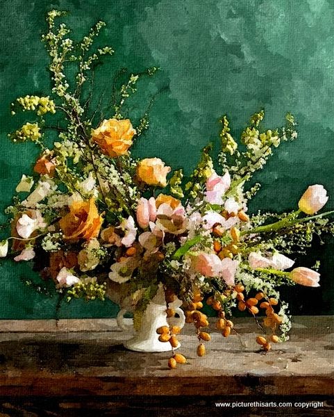 No 24. Tulips and roses display.