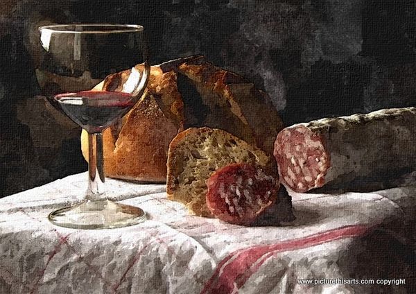 No 39. Red wine bread and smoked meat.