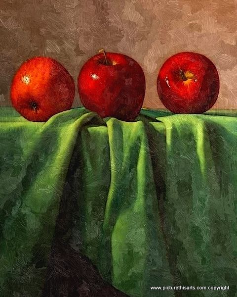 No 57. The three red apples.