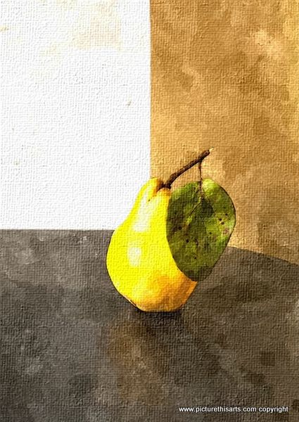 No 65. Pear in space.