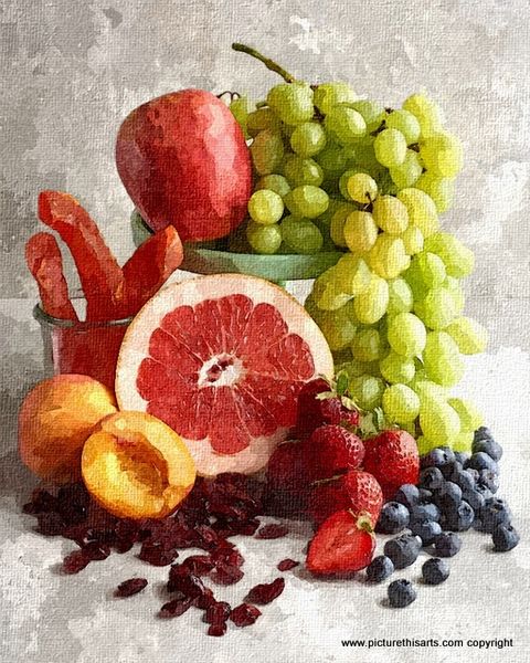 No 69. Still life fruits.