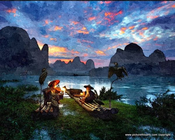 No 12. Cormorant fishermen.