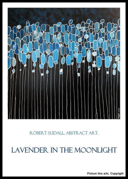 lavender in the moonlight