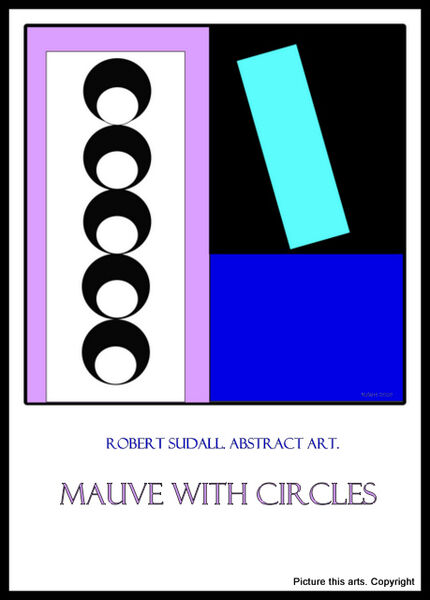 mauve with circles