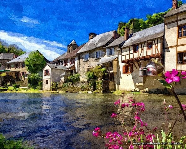 No 17. Auvezere River, Limousin france.