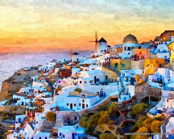 No 3. Santorini sunset.