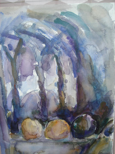 Church Window with Fruit.