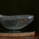 Whale II - 01 a whale made of stone