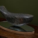 Whale II 02 a whale made of stone