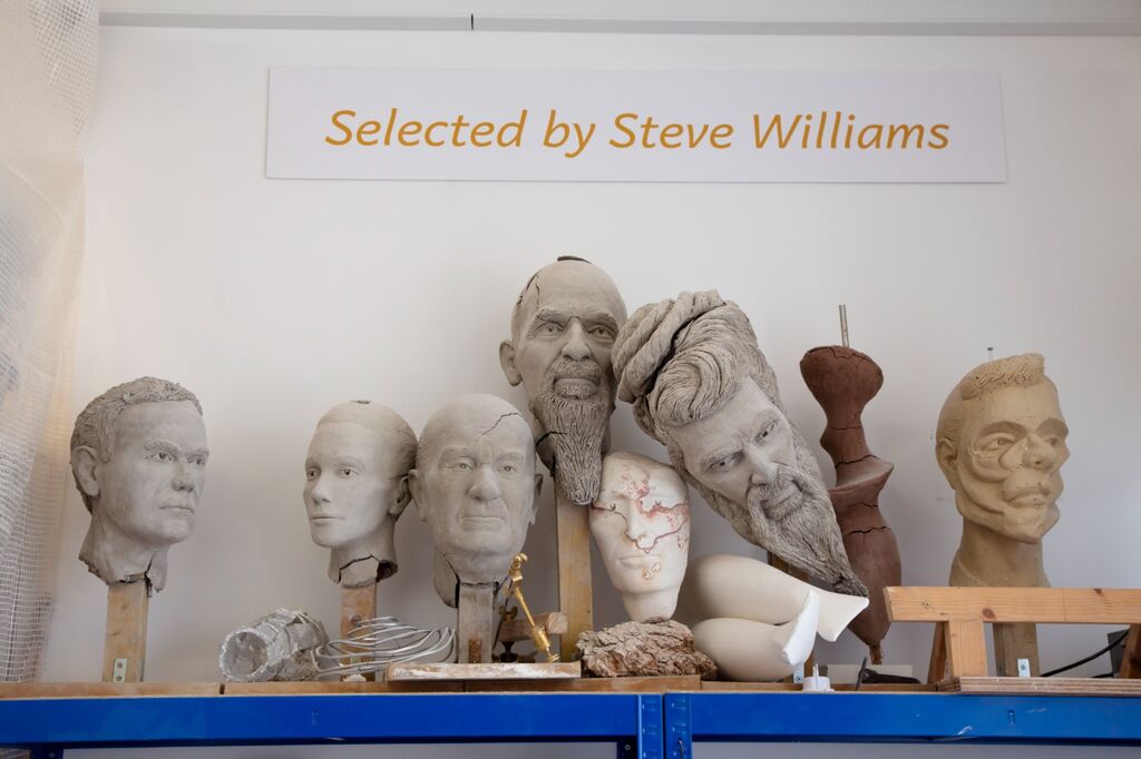 Collection of old clay models